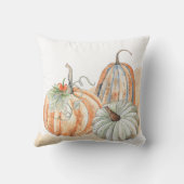 秋ウォーターカラーカボチャ クッション (裏面)