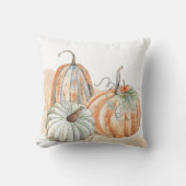 秋ウォーターカラーカボチャ クッション (正面)