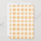 秋ウォーターカラーパンプキンの誕生日の招待 招待状 (裏面)