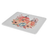 秋ウォーターカラーパンプキンボホ カッティングボード (角)