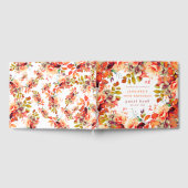 秋ウォーターカラーフローラ70th誕生日ゲストブック ゲストブック (全面)