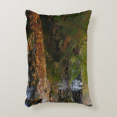秋ウォーターフォールアンドクリークペンシルバニア自然 アクセントクッション (正面(垂直))