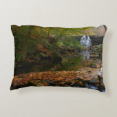 秋ウォーターフォールアンドクリークペンシルバニア自然 アクセントクッション (裏面)