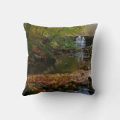 秋ウォーターフォールアンドクリークペンシルバニア自然 クッション (裏面)