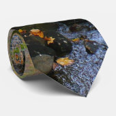 秋ウォーターフォールアンドクリークペンシルバニア自然 ネクタイ (ロール)