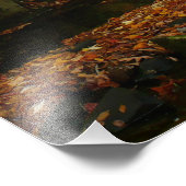 秋ウォーターフォールアンドクリークペンシルバニア自然 フォトプリント            (角)