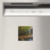 秋ウォーターフォールアンドクリークペンシルバニア自然 マグネット (インサイチュ (食洗機))