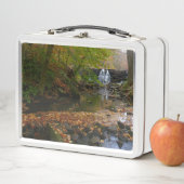 秋ウォーターフォールアンドクリークペンシルバニア自然 メタルランチボックス (インサイチュ)
