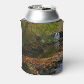 秋ウォーターフォールアンドクリークペンシルバニア自然 缶クーラー (缶裏面)