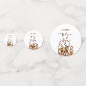 秋ウッドランドディアベビーシャワーバルーン コンフェッティ (裏面)