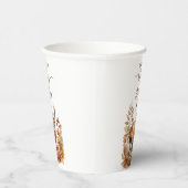 秋ウッドランドディアベビーシャワーバルーン 紙コップ (右)