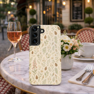 秋ウッドランド植物模様   秋の夢 SAMSUNG GALAXY S22+ケース