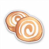 秋エステティックパンプキ転がン シール (正面)