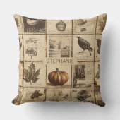 秋エフ素朴エメラコラージュ | 温自然度(2) クッション (正面)