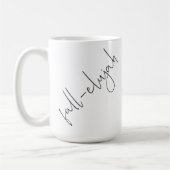 秋エルジャ(ハレルヤ秋) コーヒーマグカップ (左)