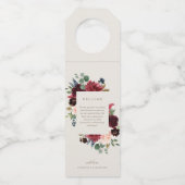 秋エレガンスウェルカムボトルハンガー ボトルネックタグ (正面)