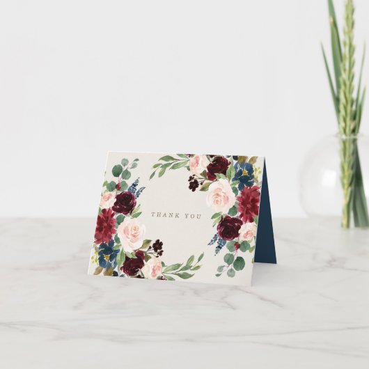 秋エレガンスサンキューカード カード (正面)