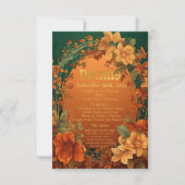 秋エレガンスドルイド結婚ヒル詳細 出欠カード (正面)