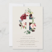 秋エレガンスバプティスマ招待状 招待状 (正面)