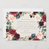 秋エレガンスバプテスマ招待状 招待状 (正面)