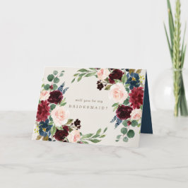 秋エレガンスブライデスメイドカード カード