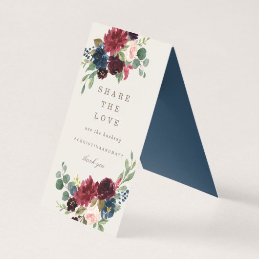 秋エレガンス共有ザラブテーブルサイン (正面)