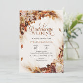 秋エレガントと秋の銅フローラバチェロレッテ 招待状 (スタンド正面)