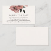 秋エレガントのフローラ入れベビー帳 エンクロージャーカード (正面/裏面)