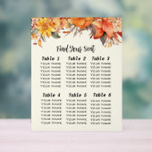 秋エレガントのフローラ結婚があなたの席を探す アクリルサイン (ニュートラル)