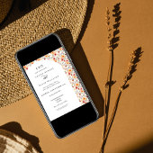 秋エレガントのフローラ縁ど結婚式招待状 招待状