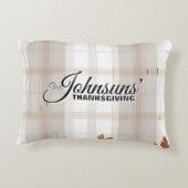 秋エレガントの感謝祭 アクセントクッション (裏面)