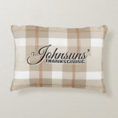 秋エレガントの感謝祭 アクセントクッション (裏面)