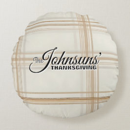 秋エレガントの感謝祭 ラウンドクッション