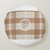 秋エレガントの感謝祭 ラウンドクッション (裏面)