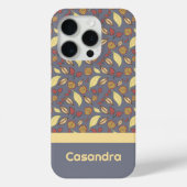 秋エレガントの落下離れ水の色カスタム Case-Mate iPhoneケース (裏面)