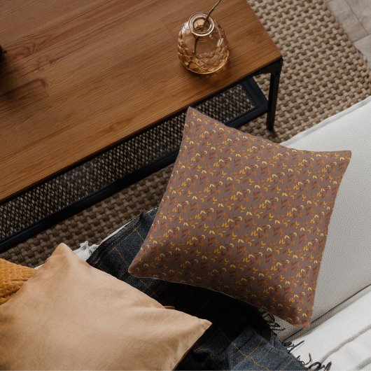 秋エレガントの葉 クッション