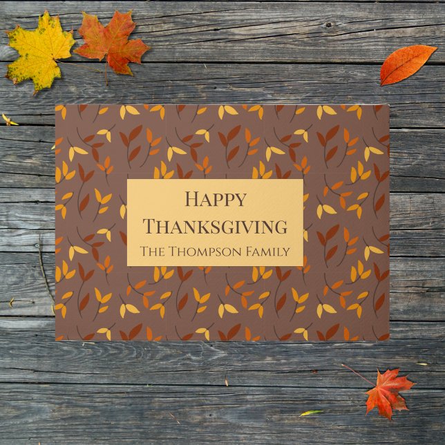 秋エレガントの葉 ドアマット (クリエイターアップロード済み)