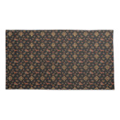 秋エレガントダシュント模様：秋の開花 枕カバー (裏面-左)