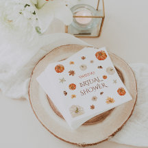 秋エレガントパンプキンブライダルシャワーフローラ