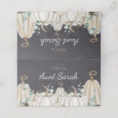 秋エレガントファームハウステーマパンプキンプレイスカード プレイスカード (外部開封)