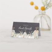 秋エレガントファームハウステーマパンプキンプレイスカード プレイスカード (裏面)