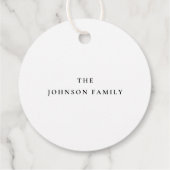 秋エレガントフローラハッピーサンクスギビング フェイバータグ (裏面)