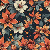 秋エレガントフローラ毛布 フリースブランケット