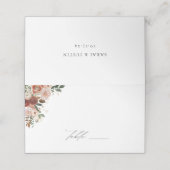 秋エレガントフローラ結婚座席表 プレイスカード (外部開封)