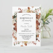 秋エレガントフローラ誕生会 招待状 (スタンド正面)