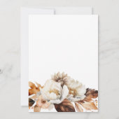 秋エレガントフローラ80th誕生日パーティー 招待状 (裏面)