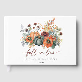 秋エレガントブライダルシャワーゲストブック ゲストブック