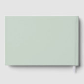 秋エレガントブライダルシャワーゲストブック ゲストブック (裏面)