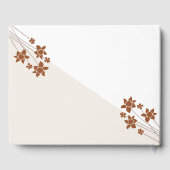 秋エレガント側フローラ結婚 ゲストブック (裏面)