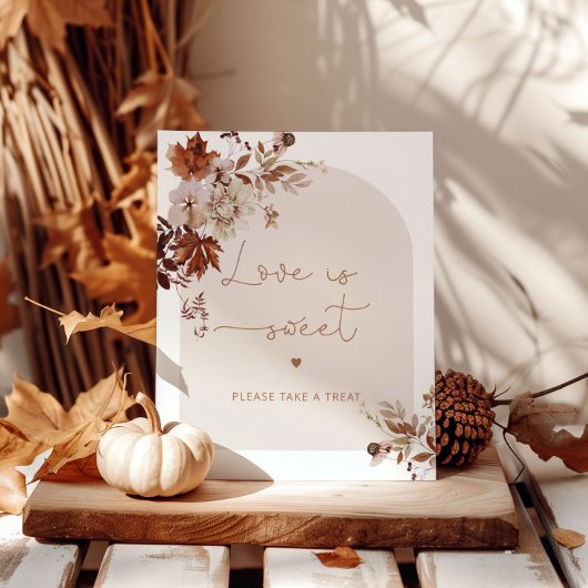 秋エレガント愛は甘いトリートポスターを取る ポスター